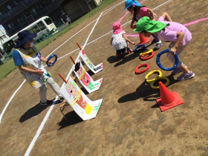 運動会に向けて 年長 虹の森カトリック幼稚園 学校法人 北海道カトリック学園